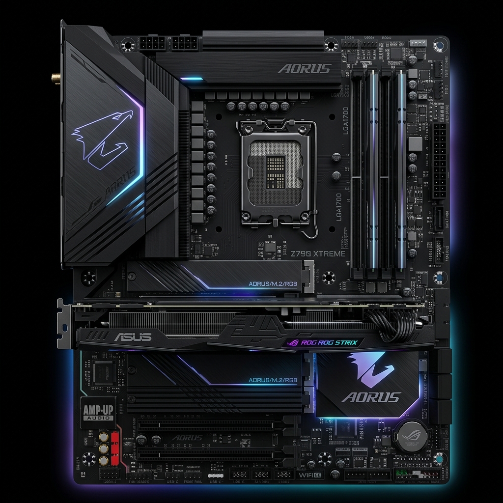 Burnt Motherboard